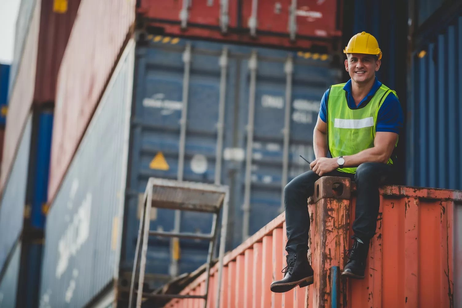 armazenamento de carga de container